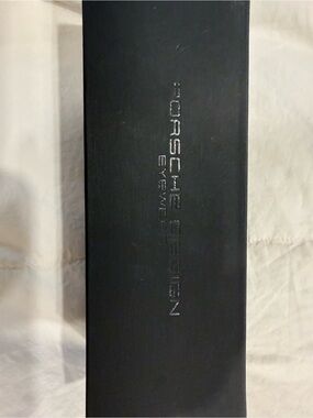 Porsche Design Black Eyewear Box with Embossed Logo